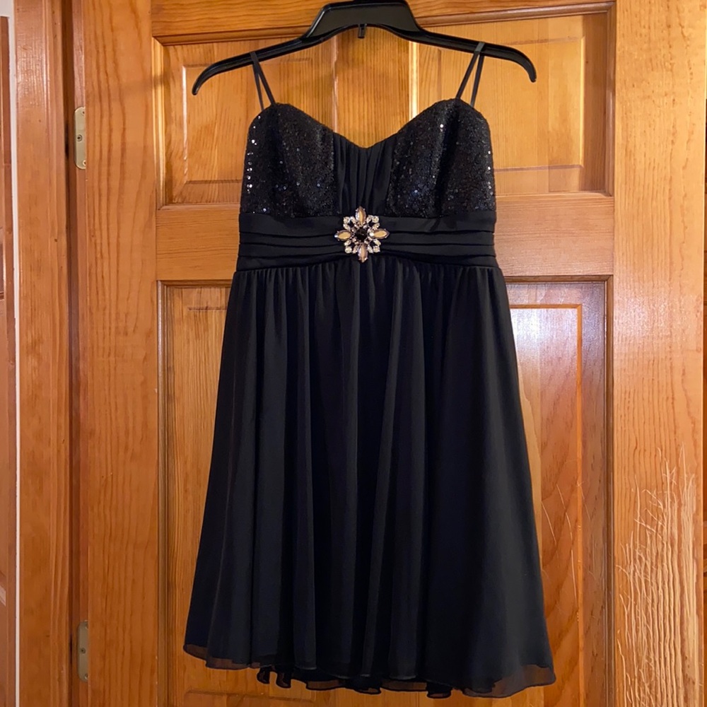 Black formal dress